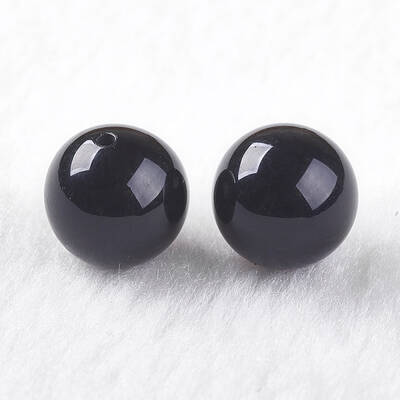 Natural Black Onyx Beads