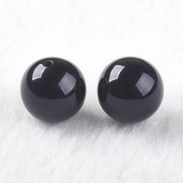 Natural Black Onyx Beads