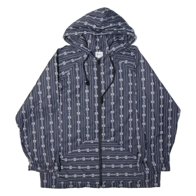 JENNI Mens Blue Hoodie Full Zip M