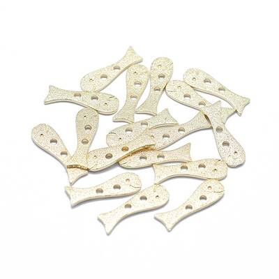 2-Hole Brass Buttons