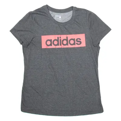ADIDAS Mens T-Shirt Grey XL