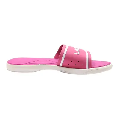 LACOSTE Slider Sandals Pink Synthetic Womens UK 6.5