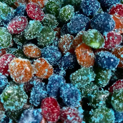 SOUR Blue RAZ  Gummy Candy 2 pound