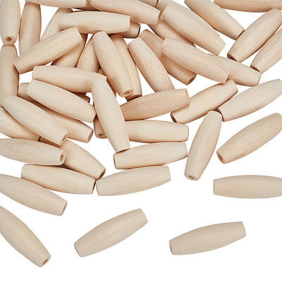 50Pcs Wooden Beads