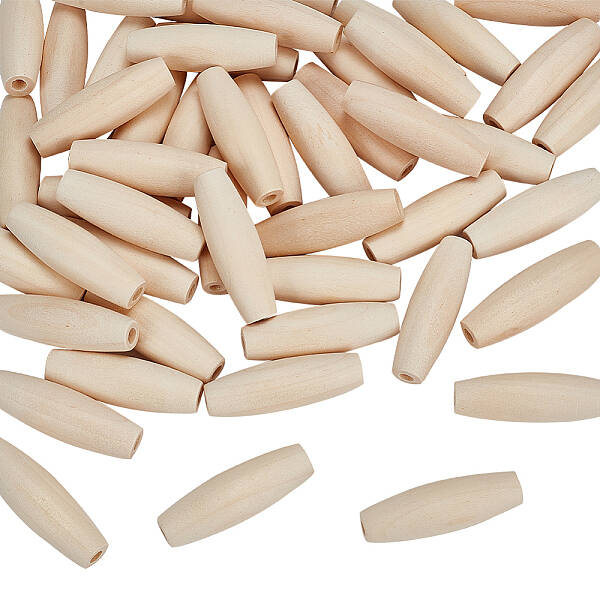 50Pcs Wooden Beads