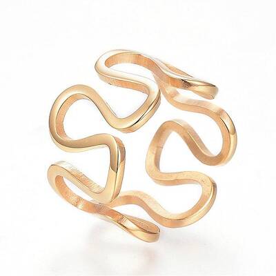 304 Stainless Steel Wide Band Rings
