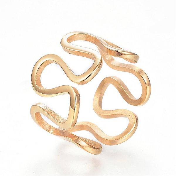 304 Stainless Steel Wide Band Rings