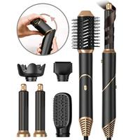 5 in 1 Hair Dryer Brush Set, Hair Dryer with Detachable Brush Head, Automatic Hair Curler, Foldable Styling Tool for Home & T...