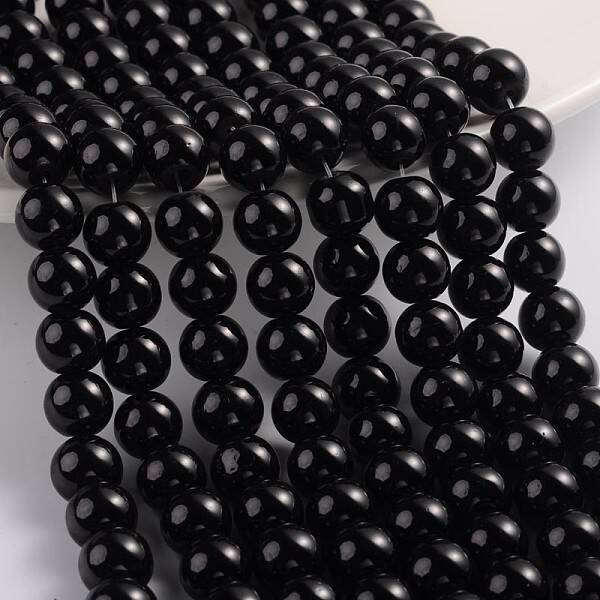 Painted Glass Bead Strands