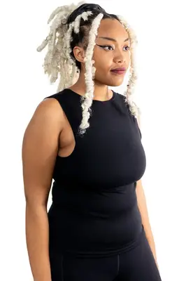 Mini-Mock Tank | Size: XS | Color: Moss