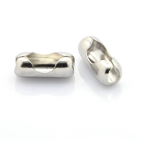 Tarnish Resistant Stainless Steel Ball Chain Connectors