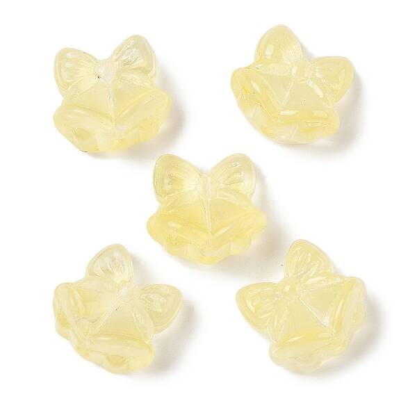 Transparent Spray Paint Glass Beads