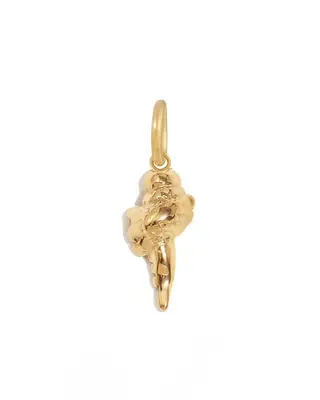 Long Shell Charm | Metal Color: Gold