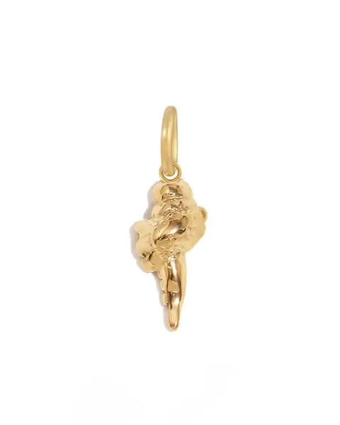 Long Shell Charm | Metal Color: Gold