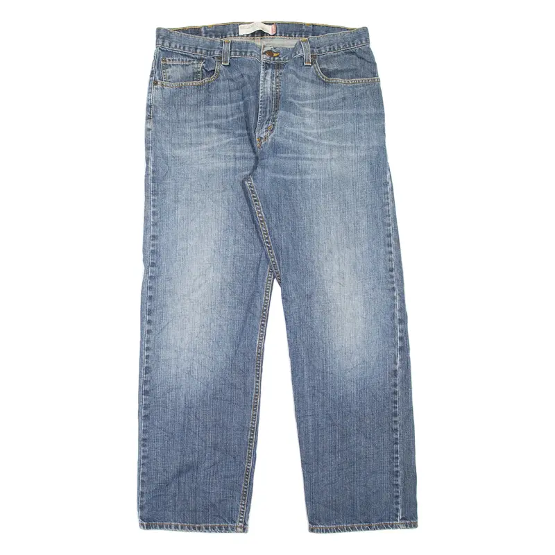 LEVI'S 559 Jeans Mens Blue Relaxed Straight Stone Wash W38 L32