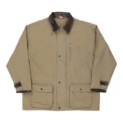 Unbranded Jacket - Large Beige Cotton
