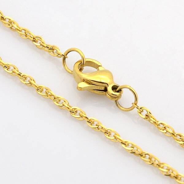 304 Stainless Steel Double Link Chain Necklaces for Men