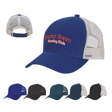 144 Customized Mesh Back Price Buster Cap - Cotton Twill