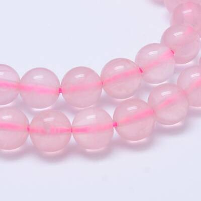 Natural Madagascar Rose Quartz Beads Strads