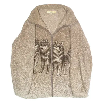CLASSICS Womens Fleece Jacket Beige M