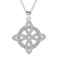 DRINSPER Witches Knot Necklace Hecate Goddess of Witches with Celtic Knot Design Pendant Necklace, Collar De Amuleto De Prote...