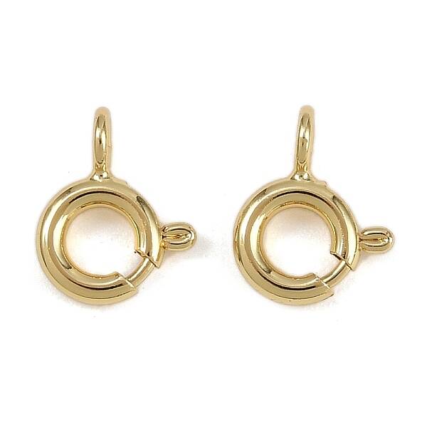 Brass Spring Ring Clasps