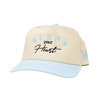 Bless Your Heart Trucker Hat - Classic Design with Round Brim and Comfortable Fit