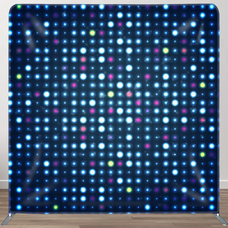Aperturee Colorful Neon Sequin Glitter Dance Fabric Backdrop - Aperturee