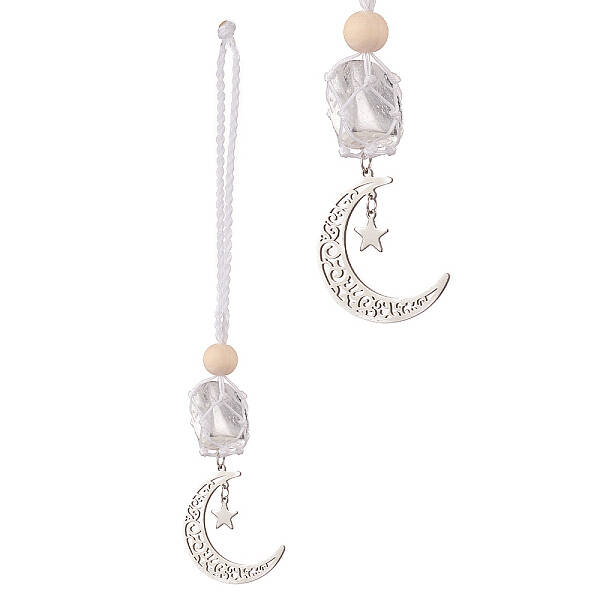 Moon 201 Stainless Steel Pendant Decorations
