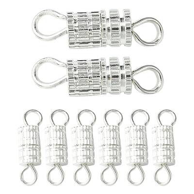 20Pcs Brass Screw Clasps