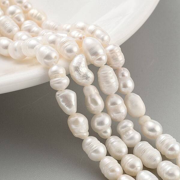 Natural Cultured Freshwater Pearl Beads Strands