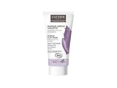 Cattier Purple Clay Organic Energizing Fruit Complex Mask 30ml