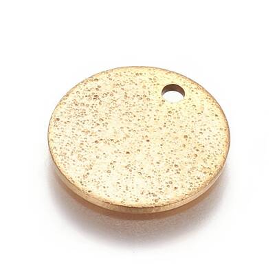 Ion Plating(IP) 304 Stainless Steel Textured Pendants