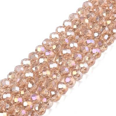 Electroplate Glass Beads Strands