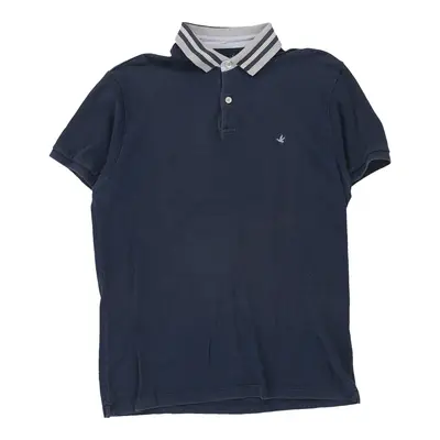Brooksfield Polo Shirt - Large Blue Cotton