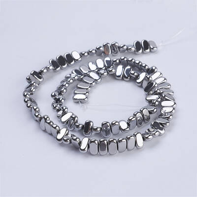 Electroplate Non-magnetic Synthetic Hematite Beads Strands