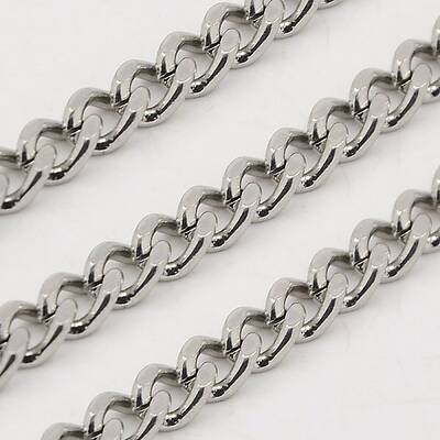 Tarnish Resistant 3.28 Feet 304 Stainless Steel Twisted Chains