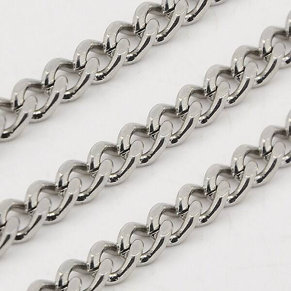 Tarnish Resistant 3.28 Feet 304 Stainless Steel Twisted Chains