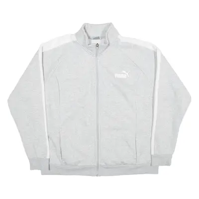 PUMA Womens Track Jacket Grey 2XL