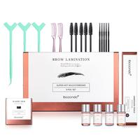 Comfort Summer Makeup Gift, Professional Eyebrow Perm Kit, 9 Counts/set DIY Brow Perming Kit Including Brushes, Long-lasting ...