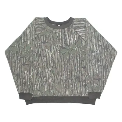 REALTREE Mens Sweatshirt Green M