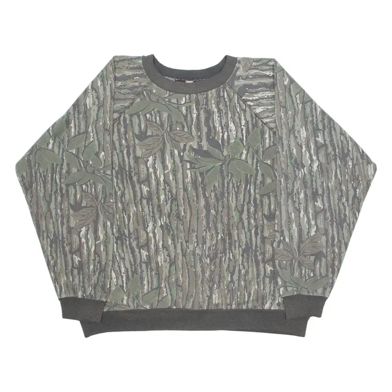 REALTREE Mens Sweatshirt Green M