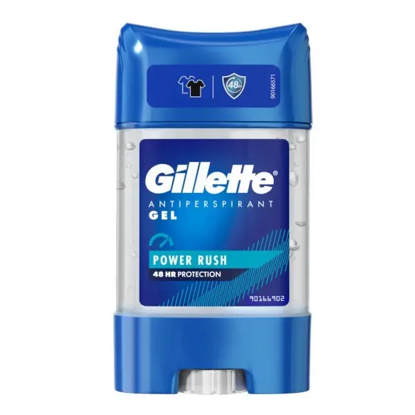 Gillette Antiperspirant Gel For Men Power Rush 70 Ml