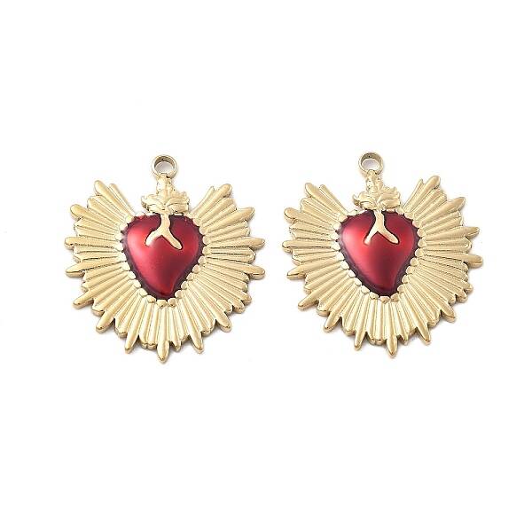 304 Stainless Steel Enamel Pendants