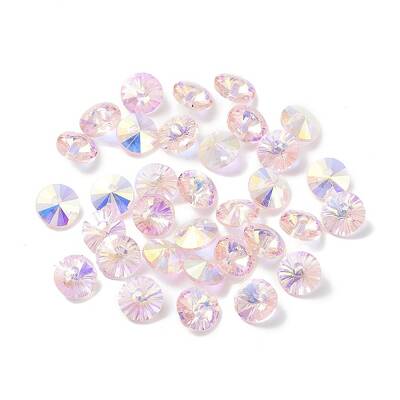 Electroplate Transparent Glass Beads