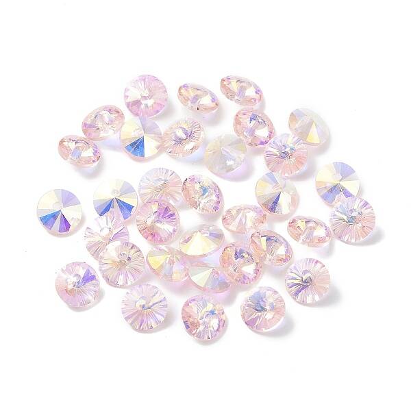 Electroplate Transparent Glass Beads