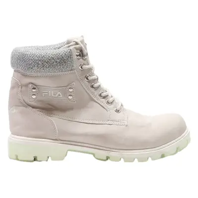 FILA Lace-Up Boots Grey Synthetic Womens UK 6.5