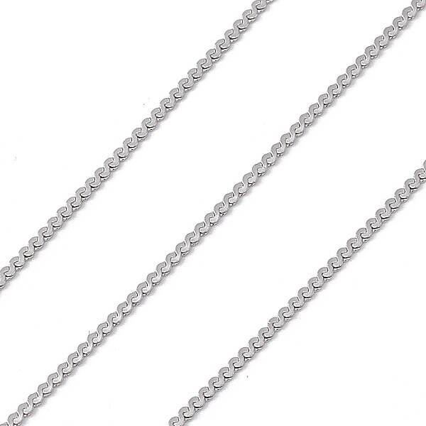 Tarnish Resistant 304 Stainless Steel Serpentine Chain