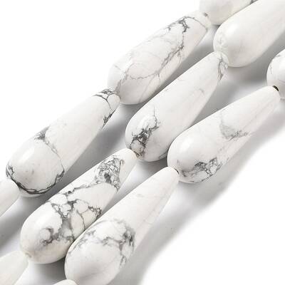 Natural Howlite Beads Strands