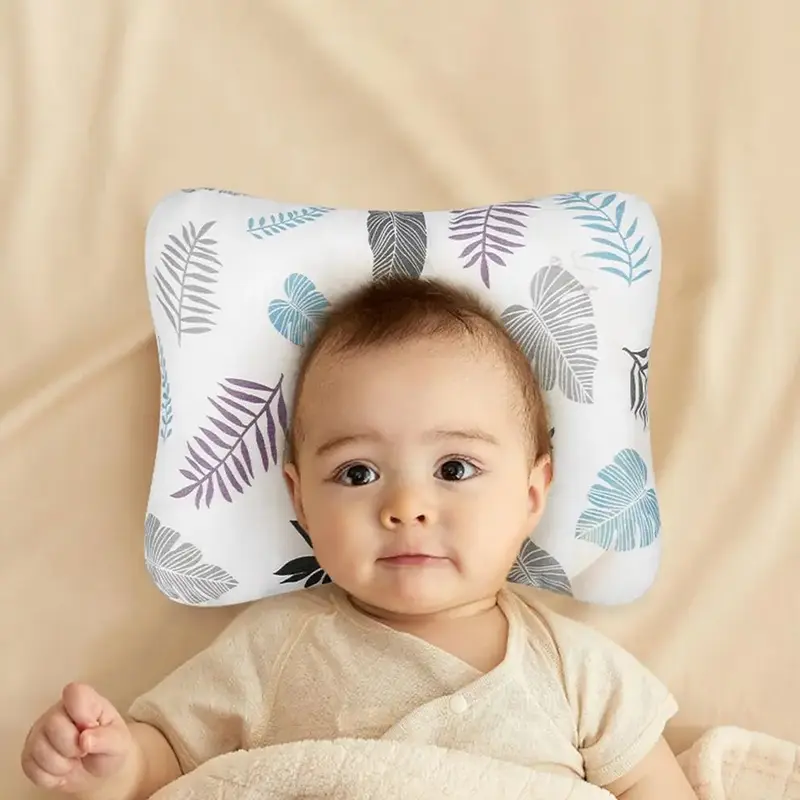 Baby Head Shaping Pillow - Soft Double Sided Anti-Roll Support for Newborns, Flat Head Prevention Function, Anti-Flat Design ...